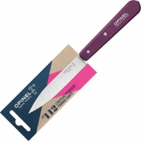 Нож столовый Opinel №112, деревянная рукоять, блистер, нержавеющая сталь, сливовый купить в Волжском